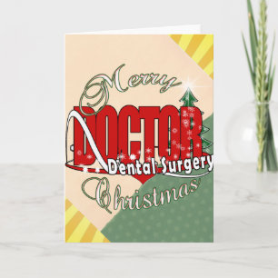 Tarjeta Festiva Cirugía dental de navidades