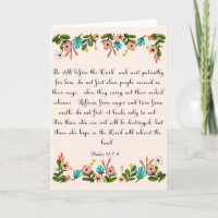 Cita cristiana - Salmo 37:7-9