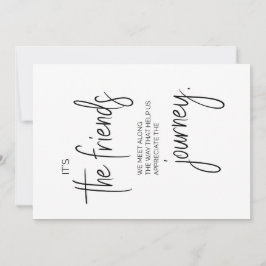 Tarjeta Festiva Cita de amistad, cita especial sobre amigos