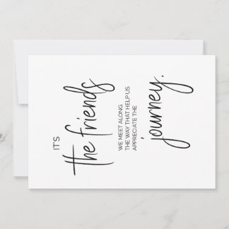 Tarjeta Festiva Cita de amistad, cita especial sobre amigos
