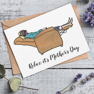 Tarjeta Festiva Cita de los amantes del libro del Día de la Madre