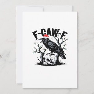 Tarjeta Festiva Cita divertida esencial F-Caw-F