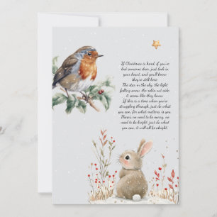 Tarjeta Festiva Cita "Todo Estará Bien" De navidades