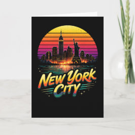 Tarjeta Festiva Ciudad de Nueva York