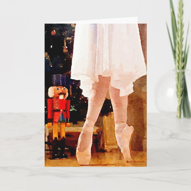 Tarjeta Festiva Clara y el cascanueces (Anverso)