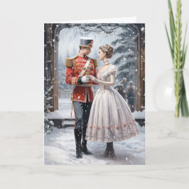 Tarjeta Festiva Clara y el Cascanueces Ballet Clásico Navideño Vin