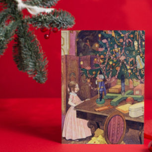 Tarjeta Festiva Clara y el Nutcracker
