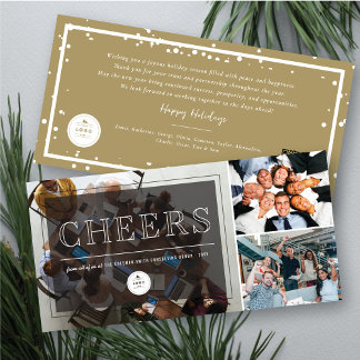 Tarjeta Festiva ClasBig Cheers Empresa Moderna de Fotografía