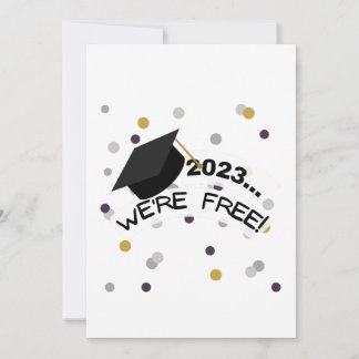 Tarjeta Festiva Clase de 2023- ¡Somos GRATIS! |