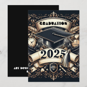 Tarjeta Festiva Clase de 2025 - Celebración de la graduación