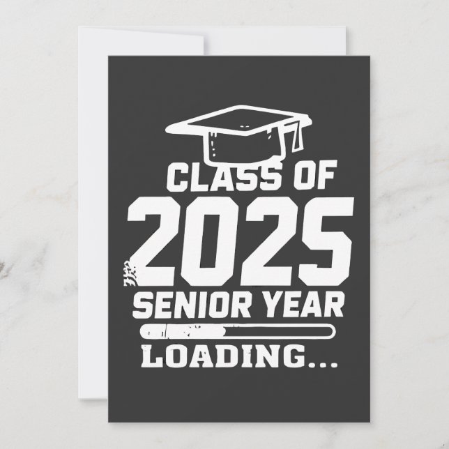 Tarjeta Festiva Clase de carga de año 2025 (Anverso)