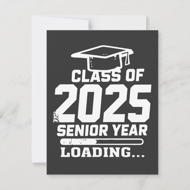 Tarjeta Festiva Clase de carga de año 2025 (Anverso)