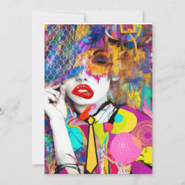 Tarjeta Festiva Clashy Lady