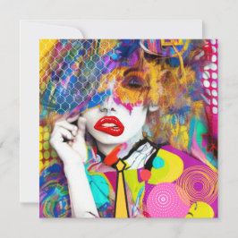 Tarjeta Festiva Clashy Lady