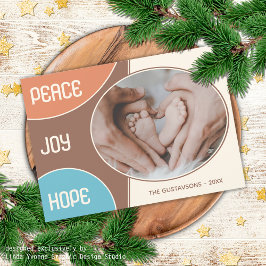 Tarjeta Festiva Clásica temporada moderna de amor Saludos