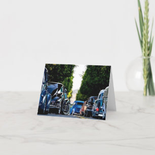 Tarjeta Festiva Clásico coche Día del Padre 