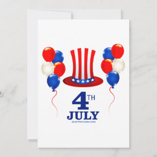 Tarjeta Festiva Clásico del Día de la Independencia del 4 de julio