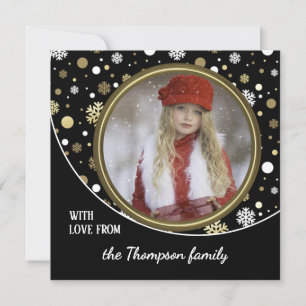 Tarjeta Festiva Clásico Moderno Love Holiday Seasons Greetings