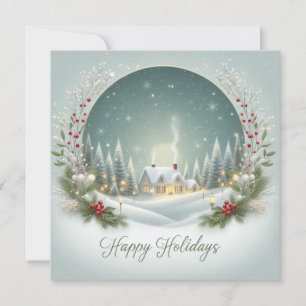 Tarjeta Festiva Clásico Personalizado