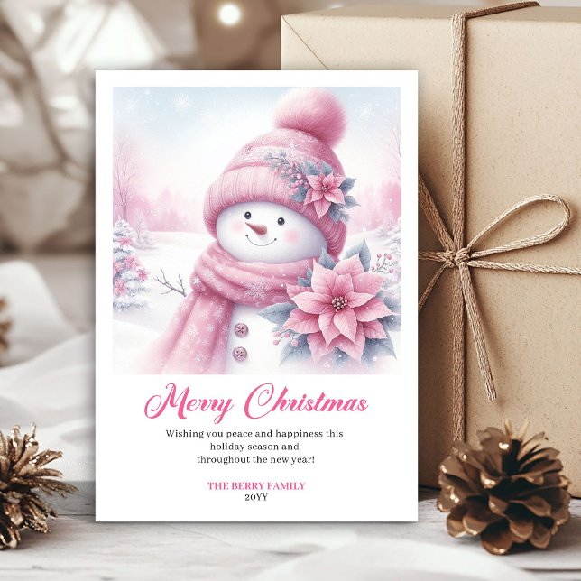 Tarjeta Festiva Classic Pinkmas Digital Kids Christmas Greeting  (Classic Pinkmas Digital Kids Christmas Greeting Card

)
