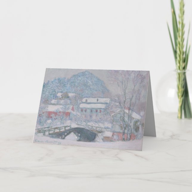Tarjeta Festiva Claude Monet (Anverso)