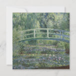 Tarjeta Festiva Claude Monet - Lilis De Agua Y Puente Japonés<br><div class="desc">Claude Monet - Lilis De Agua Y Puente Japonés</div>