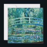 Tarjeta Festiva Claude Monet - Lilis De Agua Y Puente Japonés<br><div class="desc">Claude Monet - Lilies De Agua Y Puente Japonés (1899)</div>