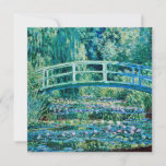 Tarjeta Festiva Claude Monet - Lilis De Agua Y Puente Japonés<br><div class="desc">Claude Monet - Lilies De Agua Y Puente Japonés (1899)</div>