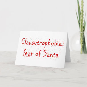 Tarjeta Festiva Clausetrofobia