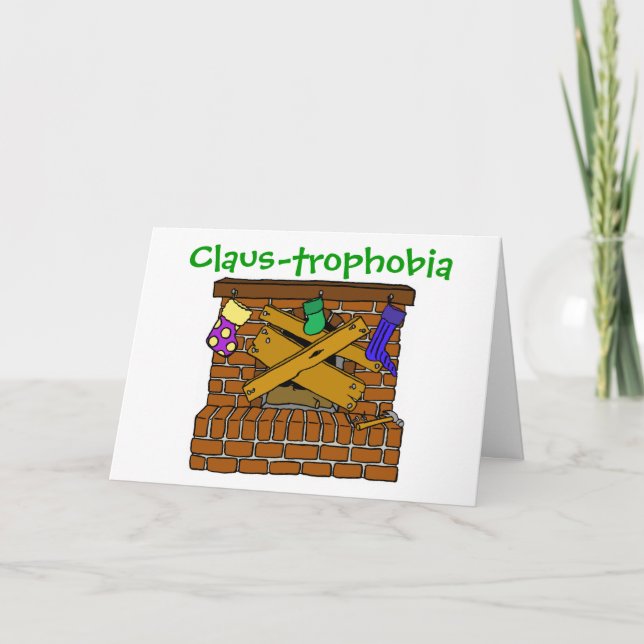 Tarjeta Festiva Claustrofobia (Anverso)