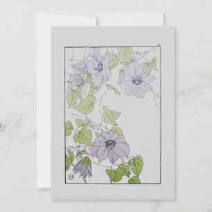 Tarjeta Festiva Clematis