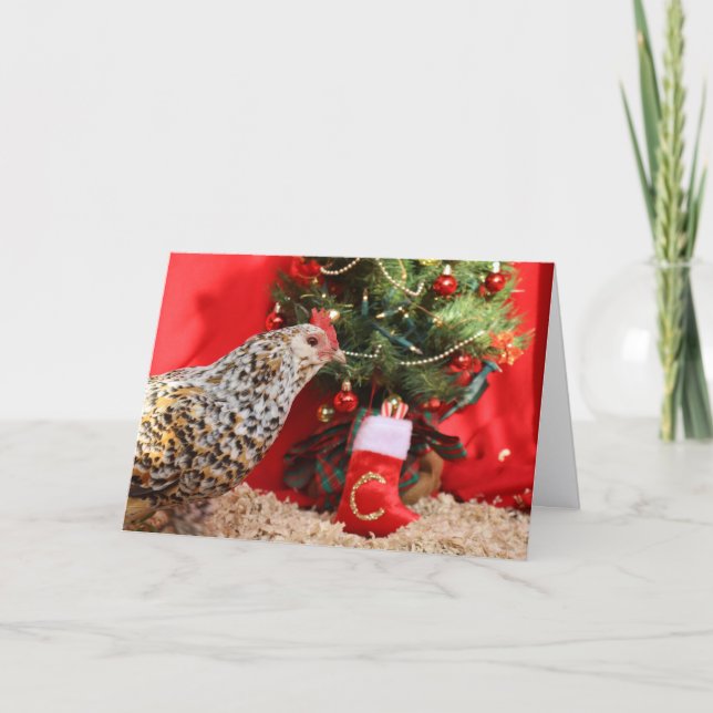 Tarjeta Festiva Clementine's Christmas Wish  (Anverso)