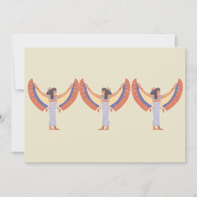 Tarjeta Festiva Cleopatra. (Anverso)