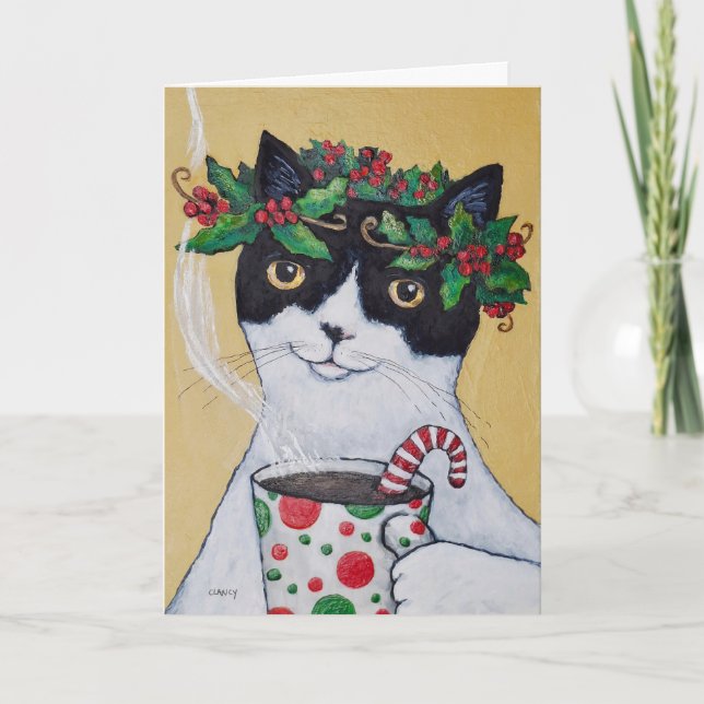 Tarjeta Festiva Coartada de vacaciones  (Anverso)