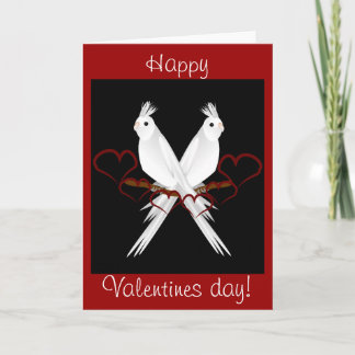 Tarjeta Festiva Cocatines, Día de San Valentín