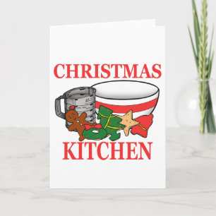 Tarjeta Festiva cocina de navidades