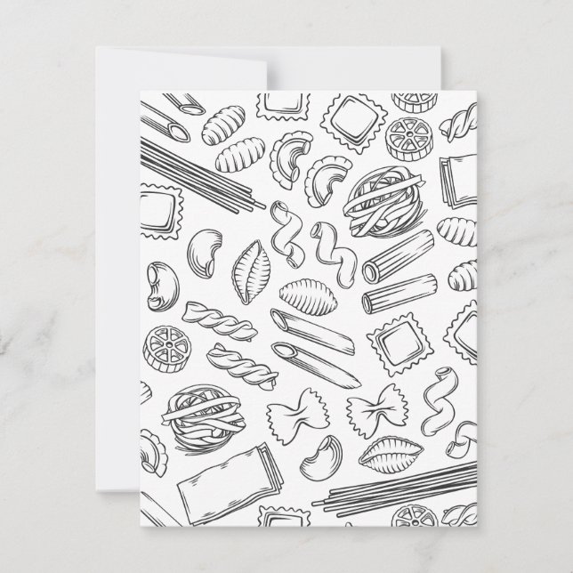 Tarjeta Festiva Cocina italiana Auténtica Risotto Lover (Anverso)