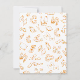 Tarjeta Festiva Cocina italiana Auténtica Risotto Lover