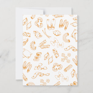 Tarjeta Festiva Cocina italiana Auténtica Risotto Lover