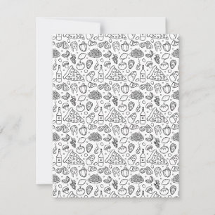 Tarjeta Festiva Cocina italiana Auténtica Risotto Lover
