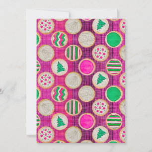 Tarjeta Festiva Cocinas de azúcar pintadas a mano con fines festiv