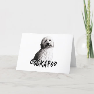 Tarjeta Festiva Cockapoo