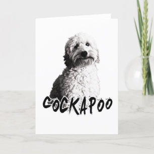 Tarjeta Festiva Cockapoo