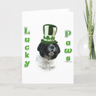 Tarjeta Festiva Cocker Spaniel Lucky Paws