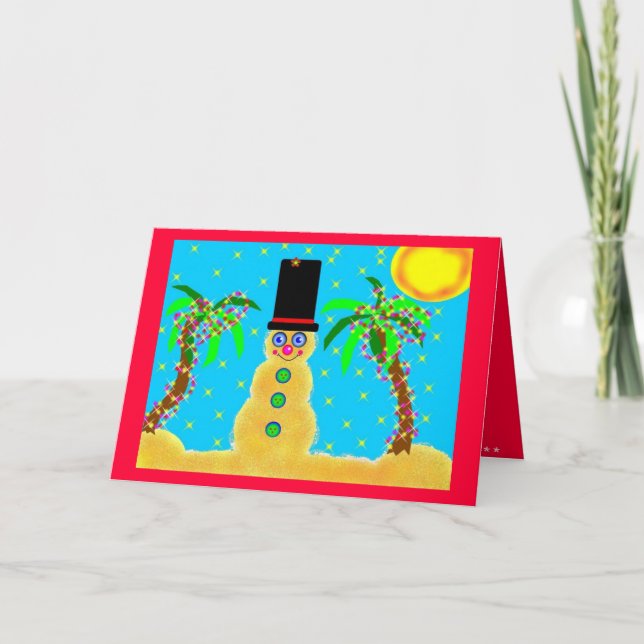 Tarjeta Festiva Coco de la Florida (Anverso)