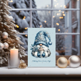 Tarjeta Festiva Coco Gnome caliente