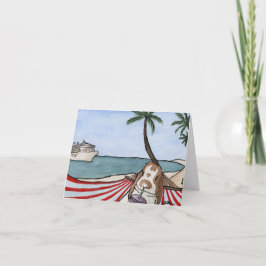 Tarjeta Festiva Coconut's Adventures: June Greeting Card 4"x5.6"