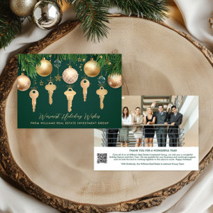 Tarjeta Festiva Código QR de foto Inversión inmobiliaria