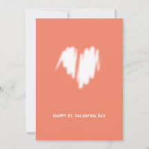 Código QR del corazón blanco moderno monocromo lim