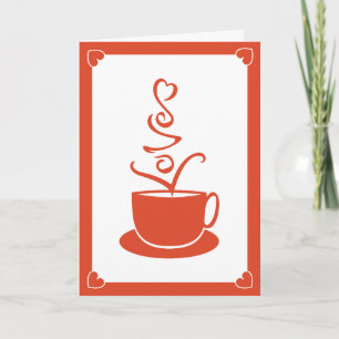 Tarjeta Festiva CoffeeLove